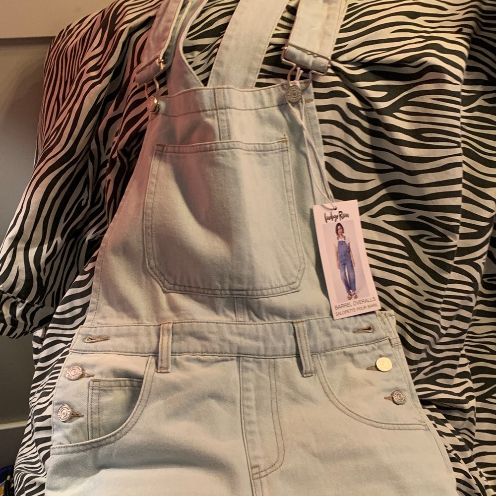 NWT Indigo Rein Light Blue Denim Overalls